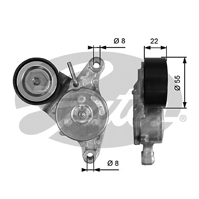 Gates t39392 belt - gates,